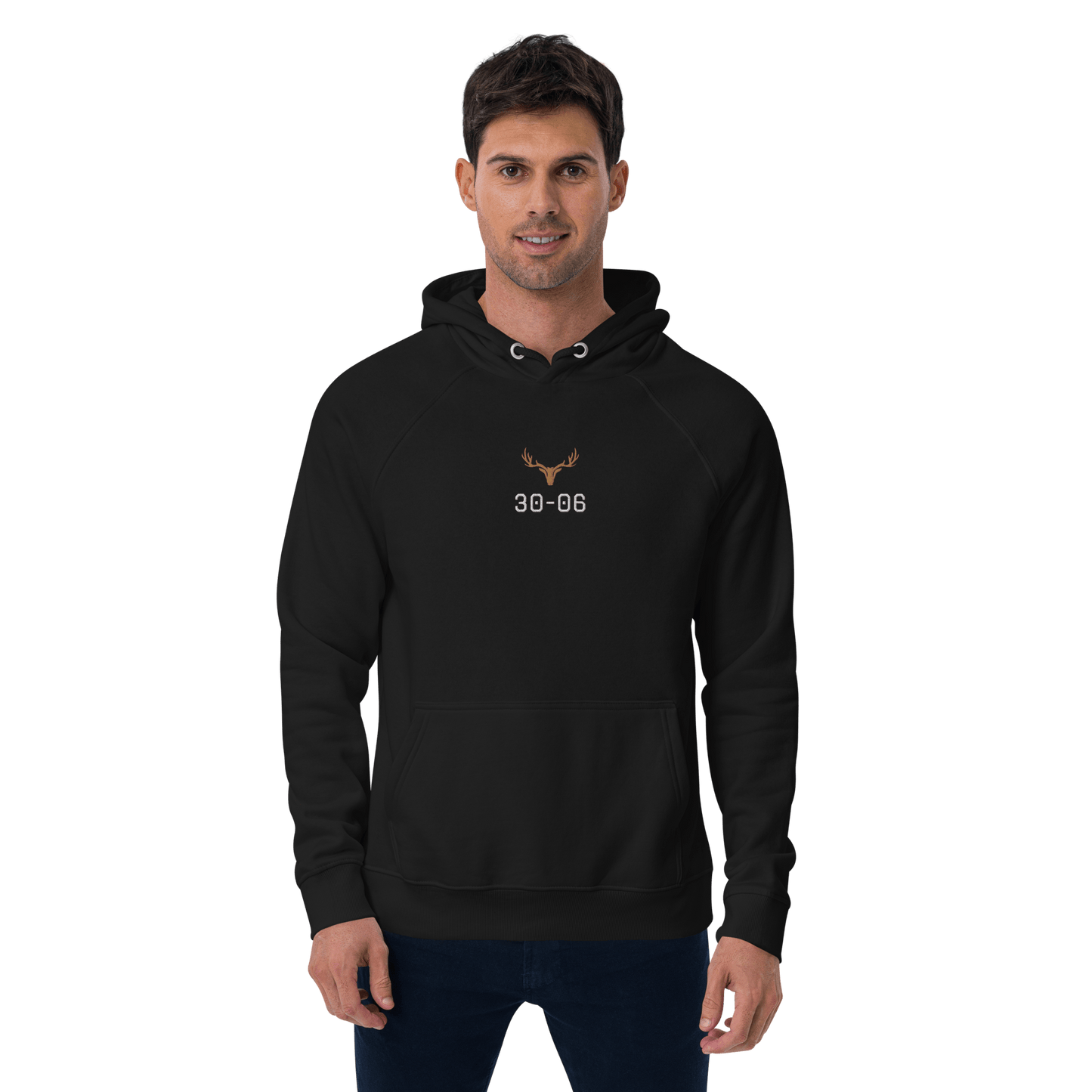 Herren Jagd Hoodie aus der "Kaliber Serie" 30-06 (bestickt)