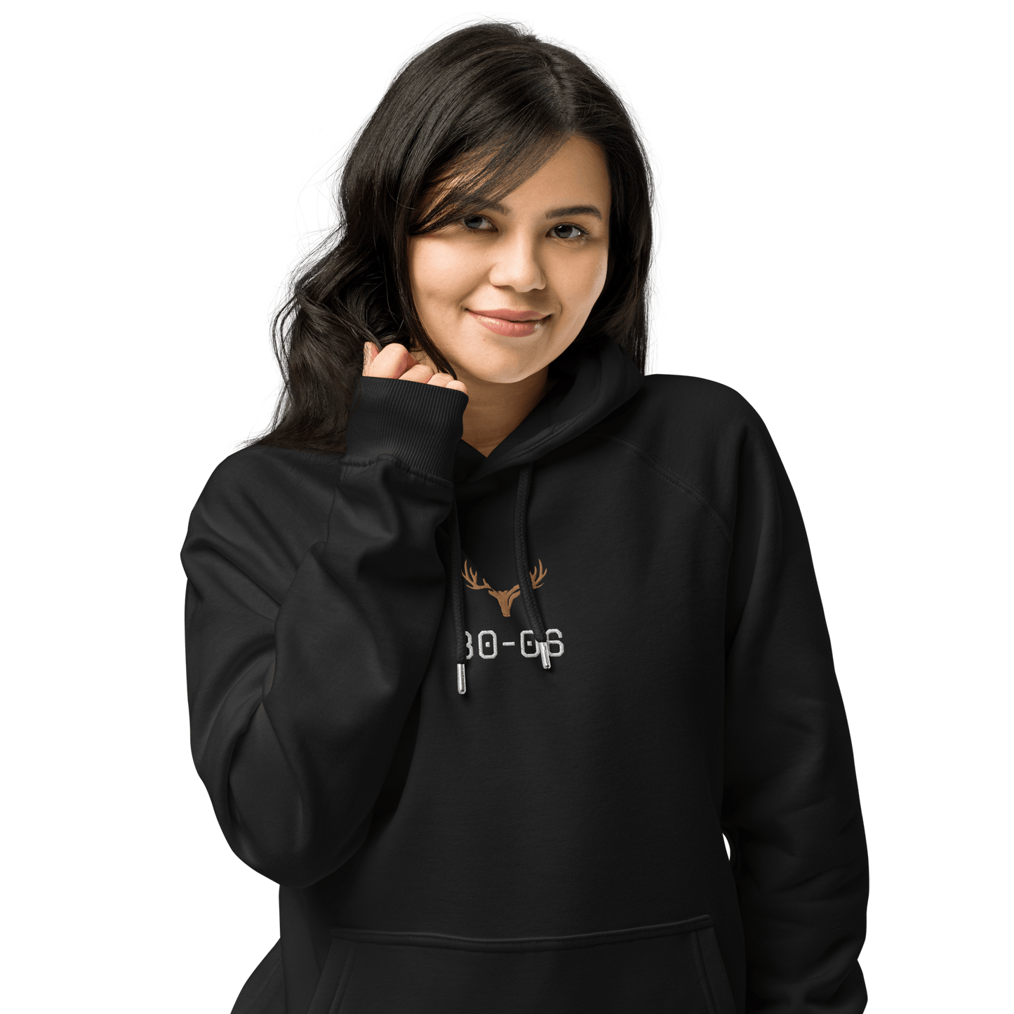 Damen Jagd Hoodie aus der "Kaliber Serie" 30-06 (bestickt)