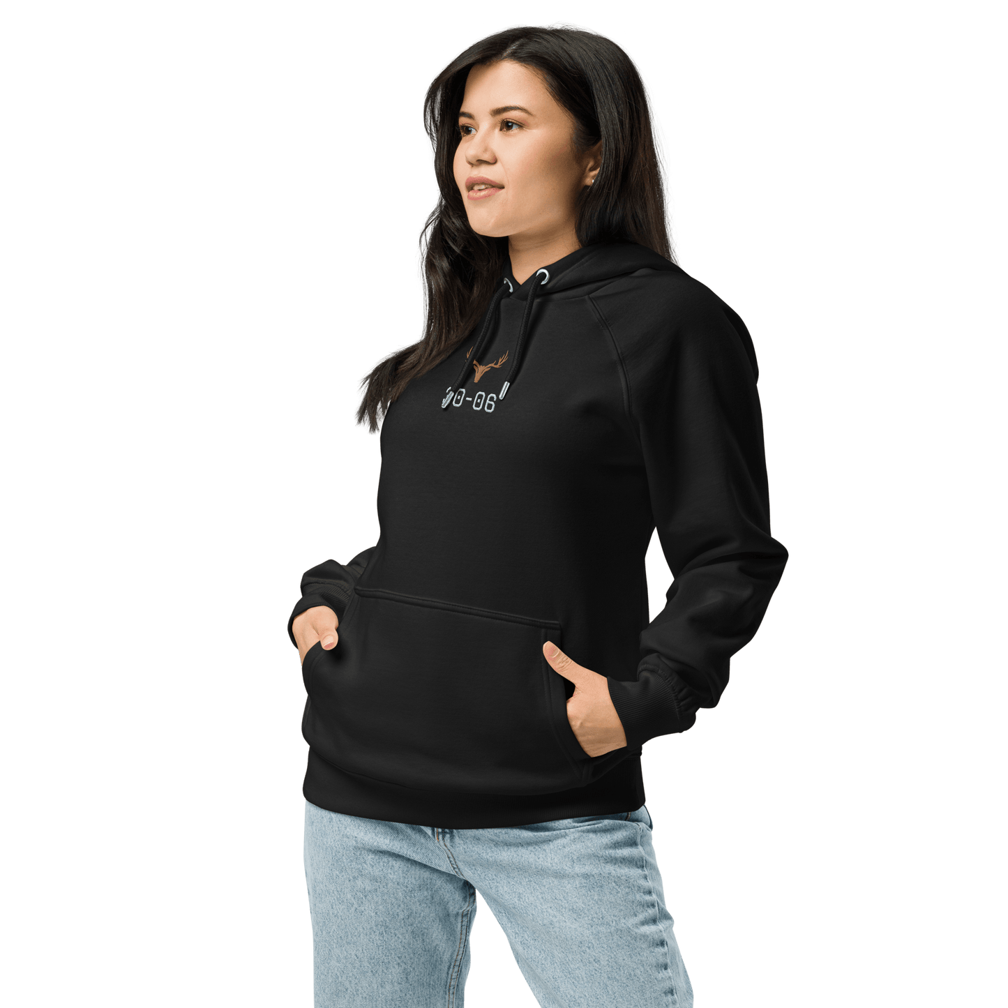 Damen Jagd Hoodie aus der "Kaliber Serie" 30-06 (bestickt)