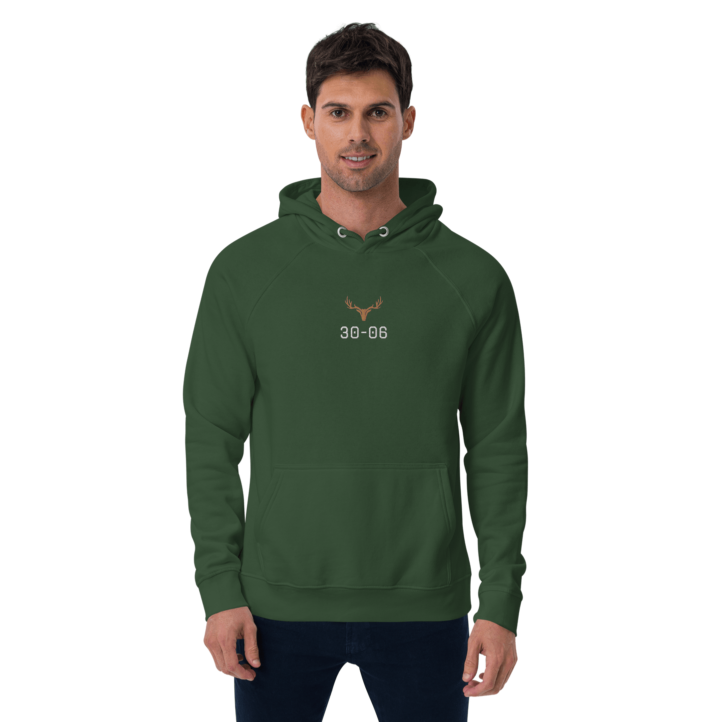 Herren Jagd Hoodie aus der "Kaliber Serie" 30-06 (bestickt)