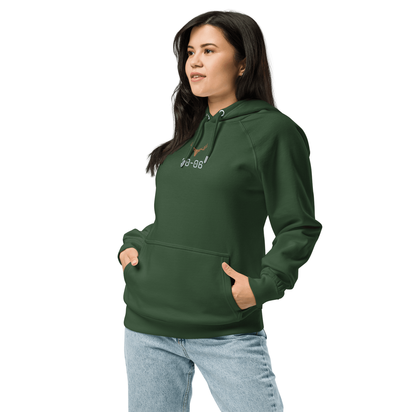 Damen Jagd Hoodie aus der "Kaliber Serie" 30-06 (bestickt)