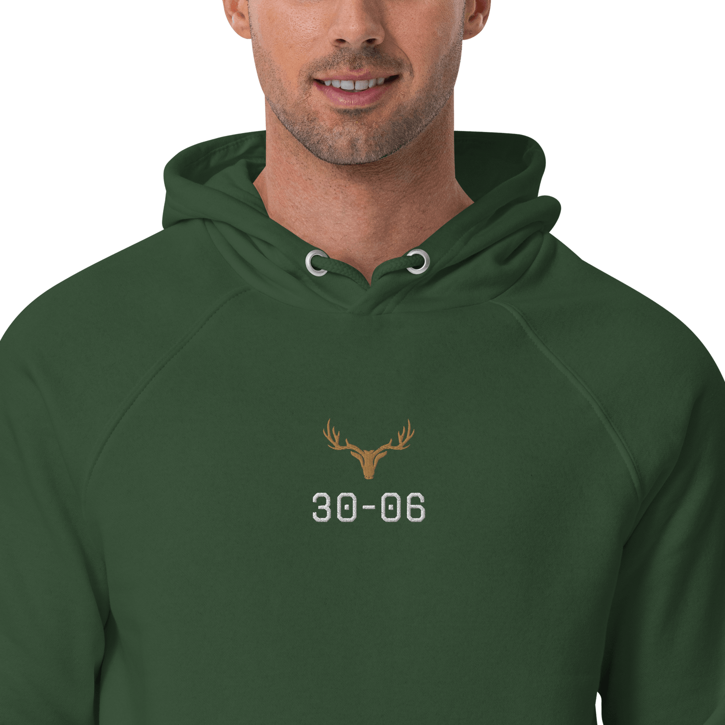 Herren Jagd Hoodie aus der "Kaliber Serie" 30-06 (bestickt)