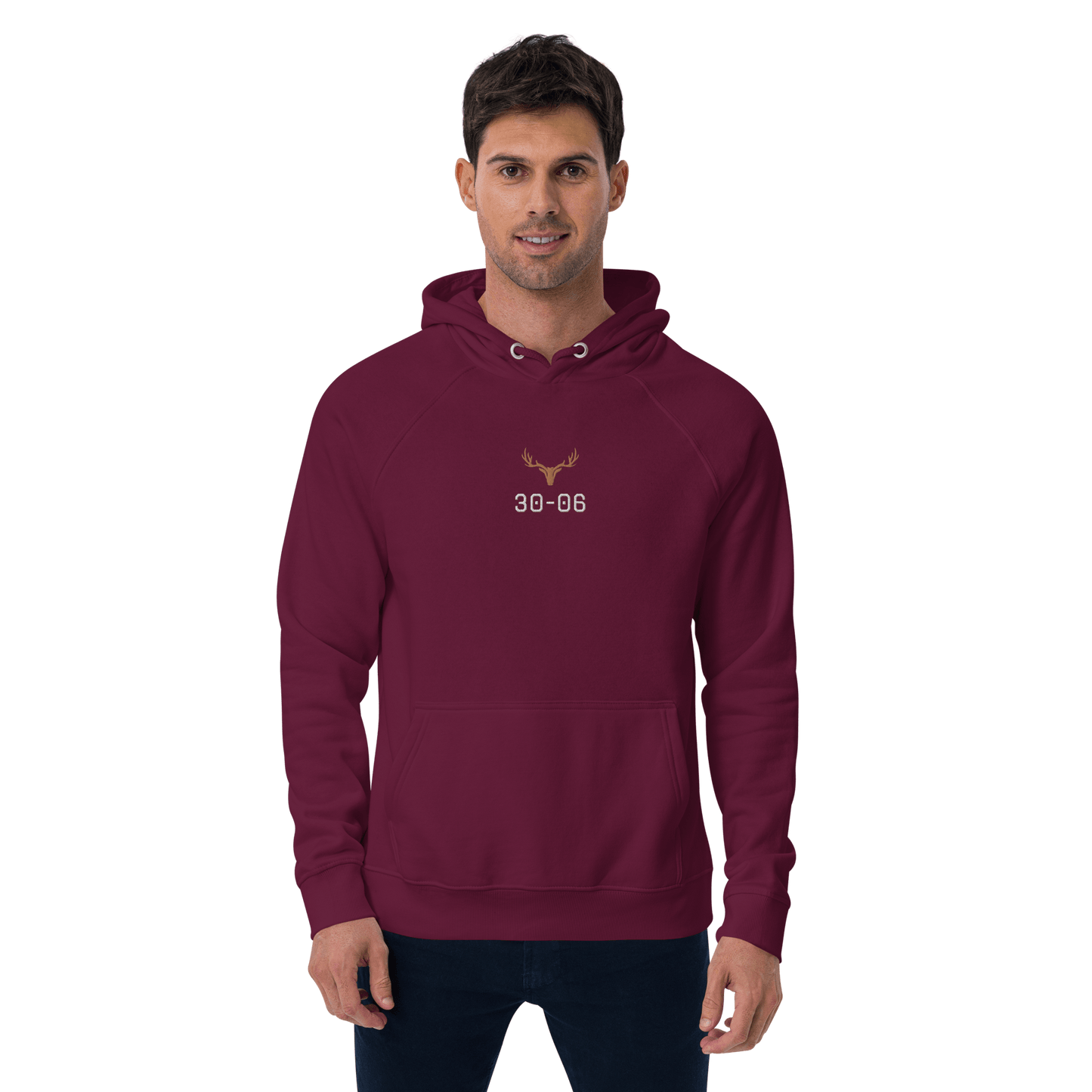 Herren Jagd Hoodie aus der "Kaliber Serie" 30-06 (bestickt)