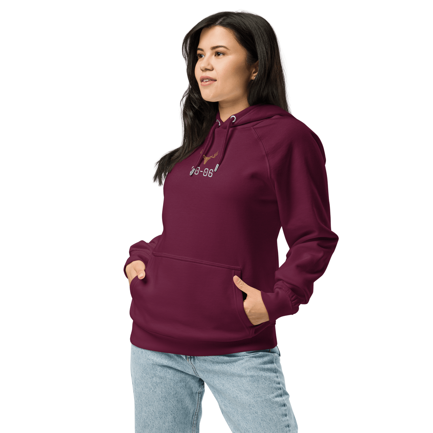 Damen Jagd Hoodie aus der "Kaliber Serie" 30-06 (bestickt)