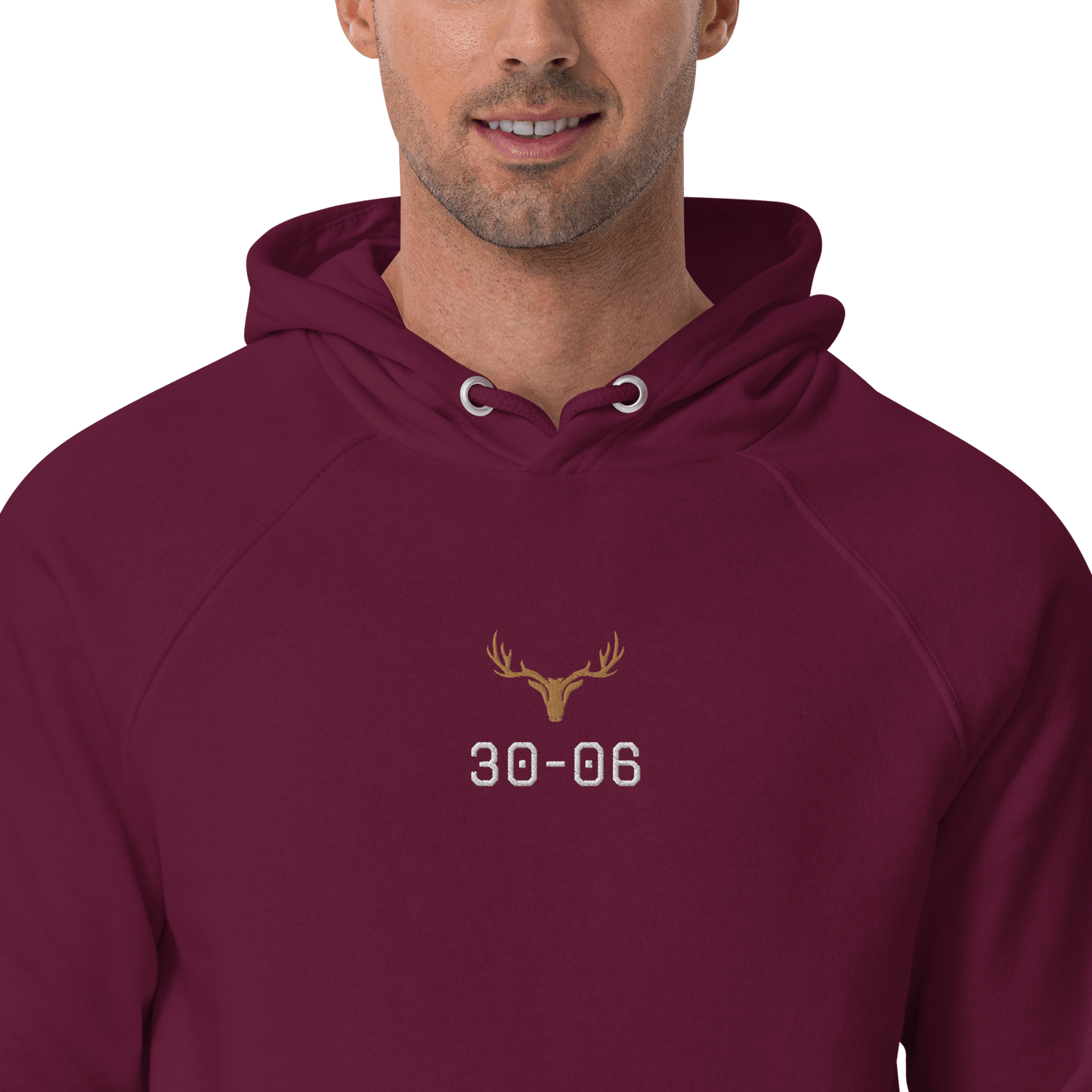 Herren Jagd Hoodie aus der "Kaliber Serie" 30-06 (bestickt)