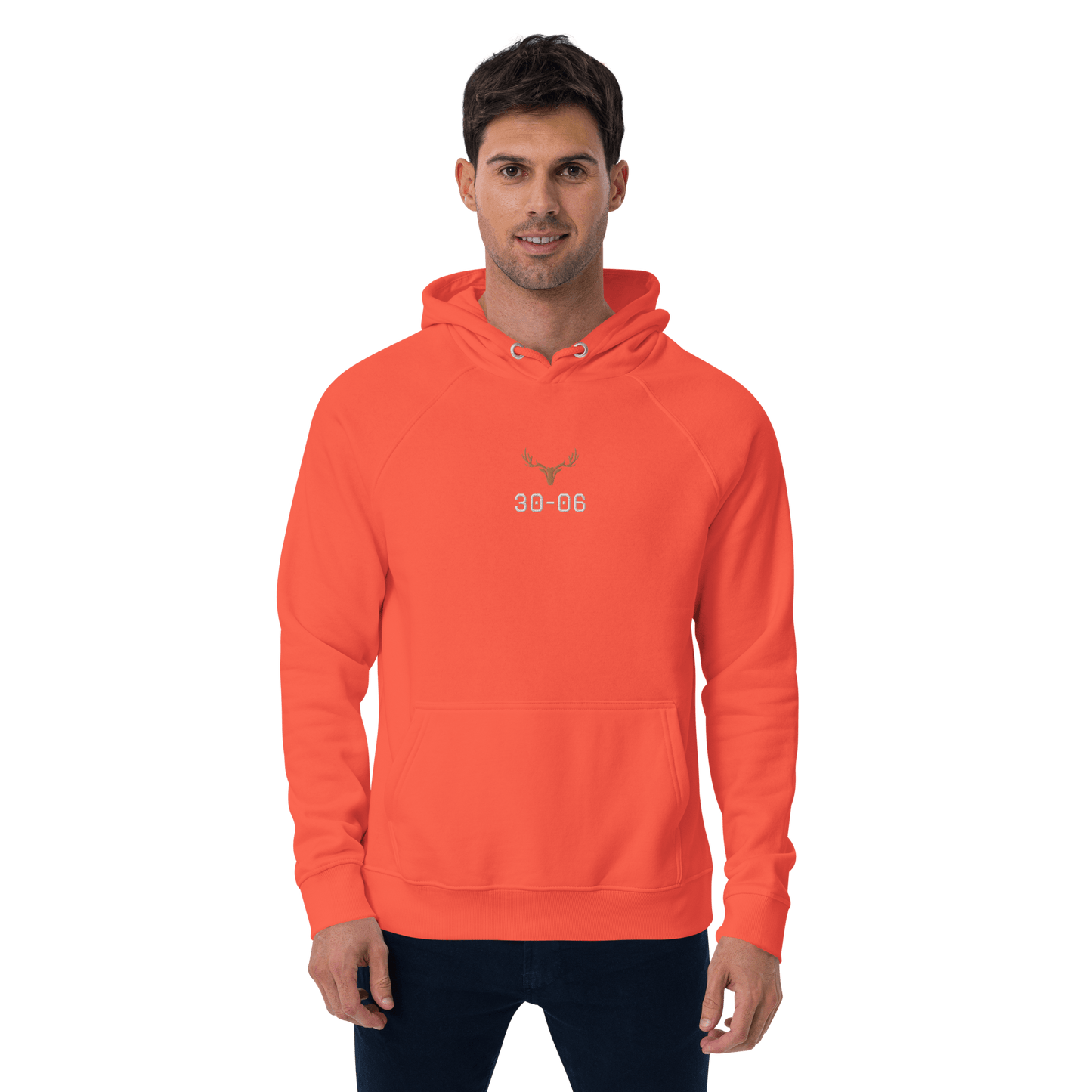Herren Jagd Hoodie aus der "Kaliber Serie" 30-06 (bestickt)