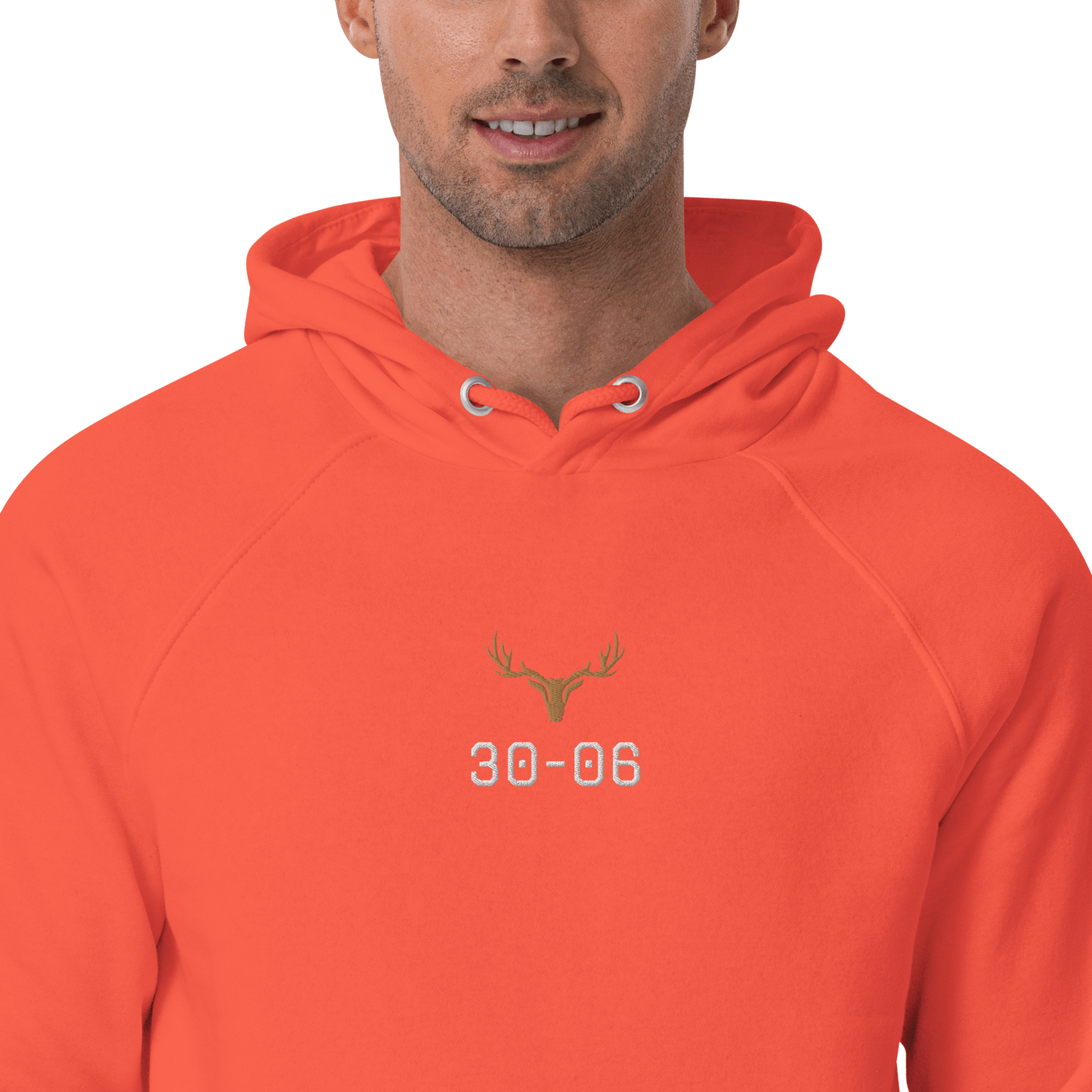 Herren Jagd Hoodie aus der "Kaliber Serie" 30-06 (bestickt)
