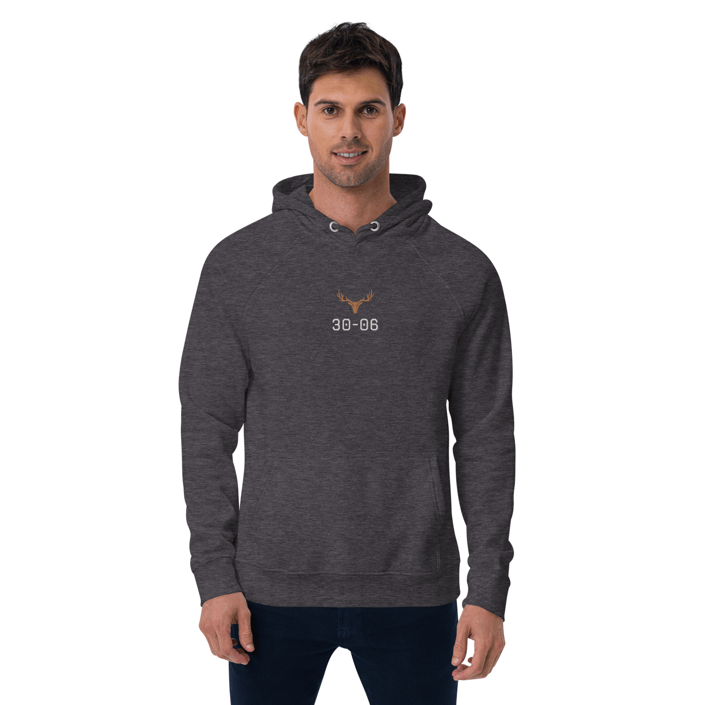 Herren Jagd Hoodie aus der "Kaliber Serie" 30-06 (bestickt)