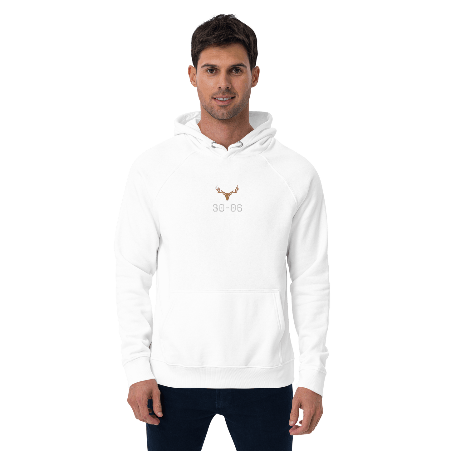 Herren Jagd Hoodie aus der "Kaliber Serie" 30-06 (bestickt)
