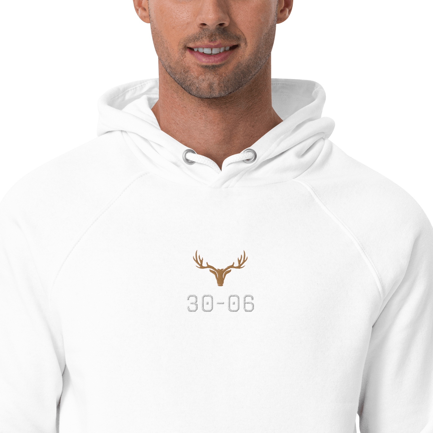 Herren Jagd Hoodie aus der "Kaliber Serie" 30-06 (bestickt)