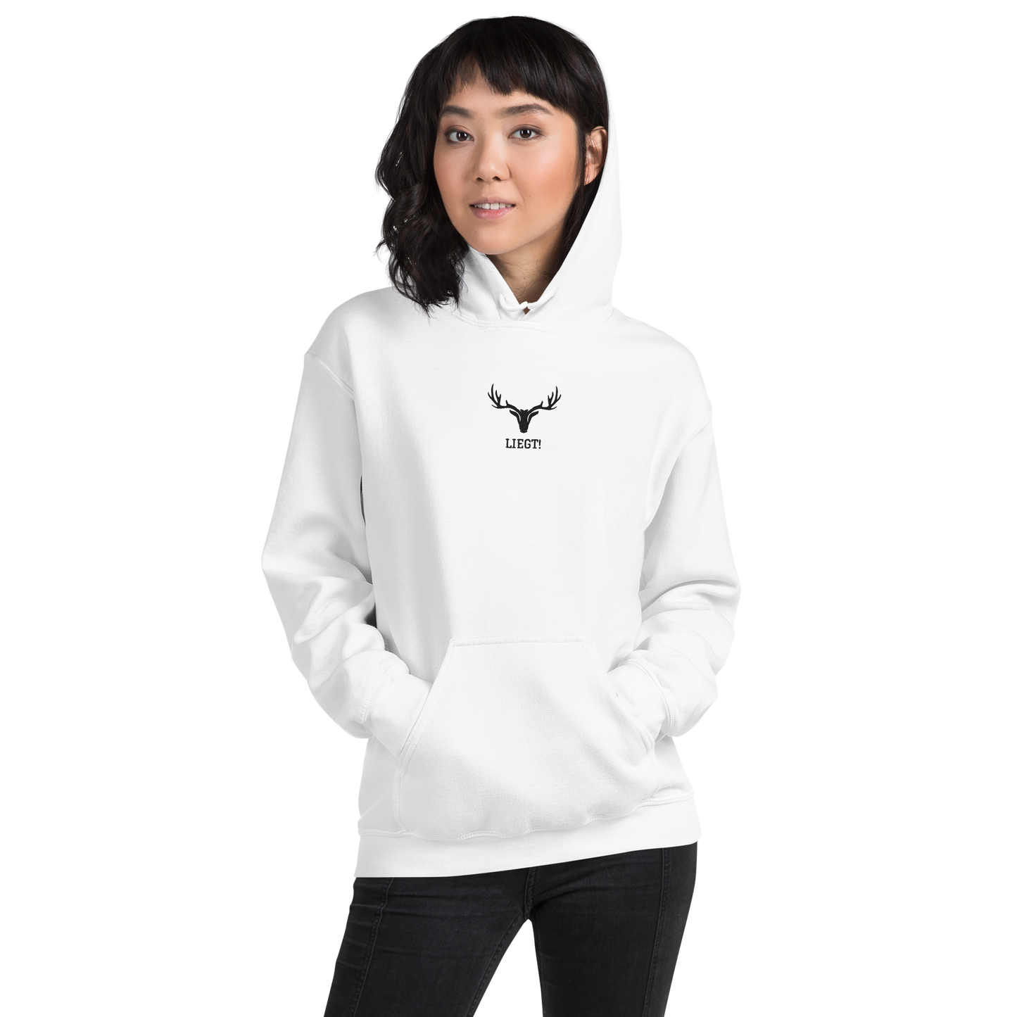 Hoodie „Liegt“ für Jäger