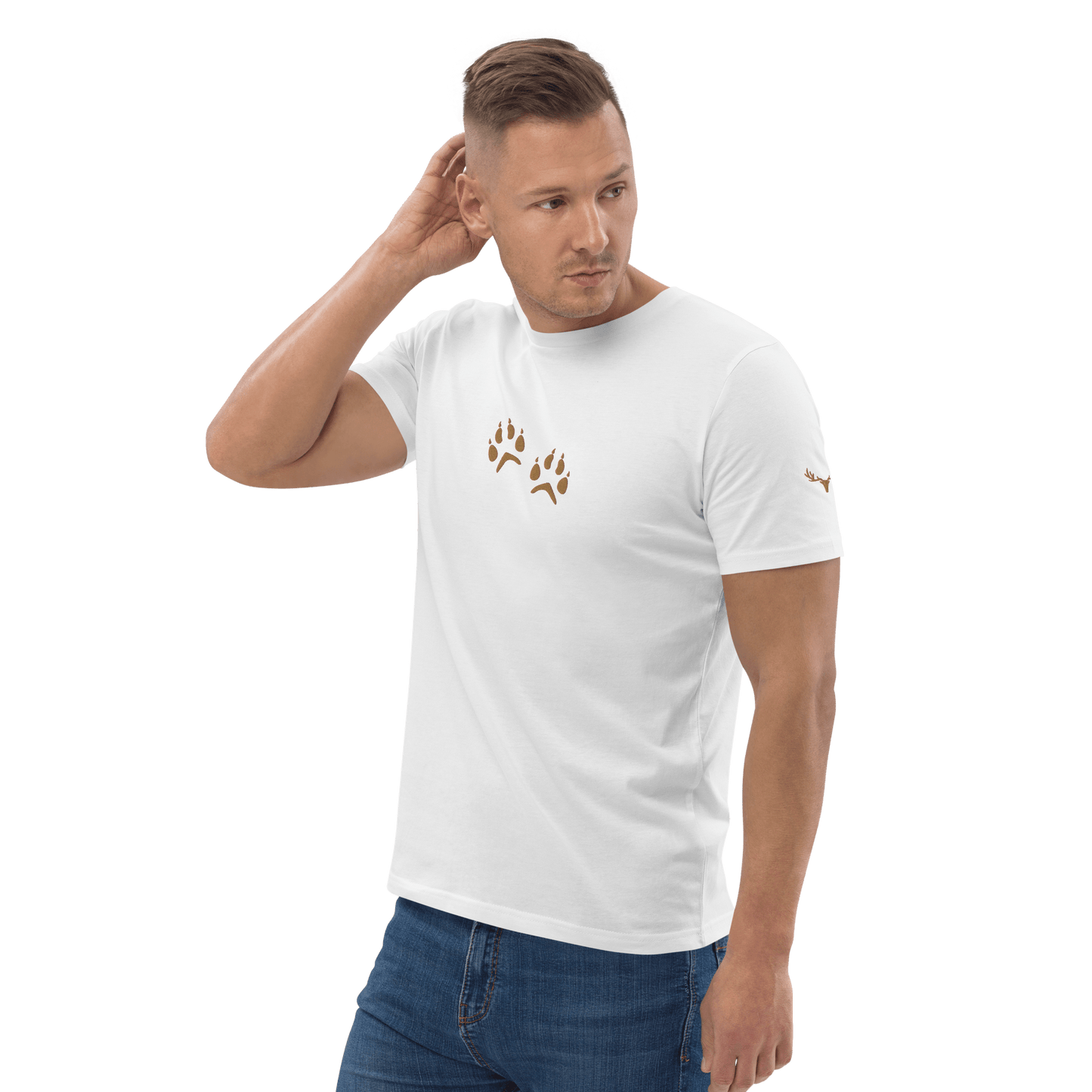 "Raubwildjäger" Herren Bio-Baumwoll-T-Shirt