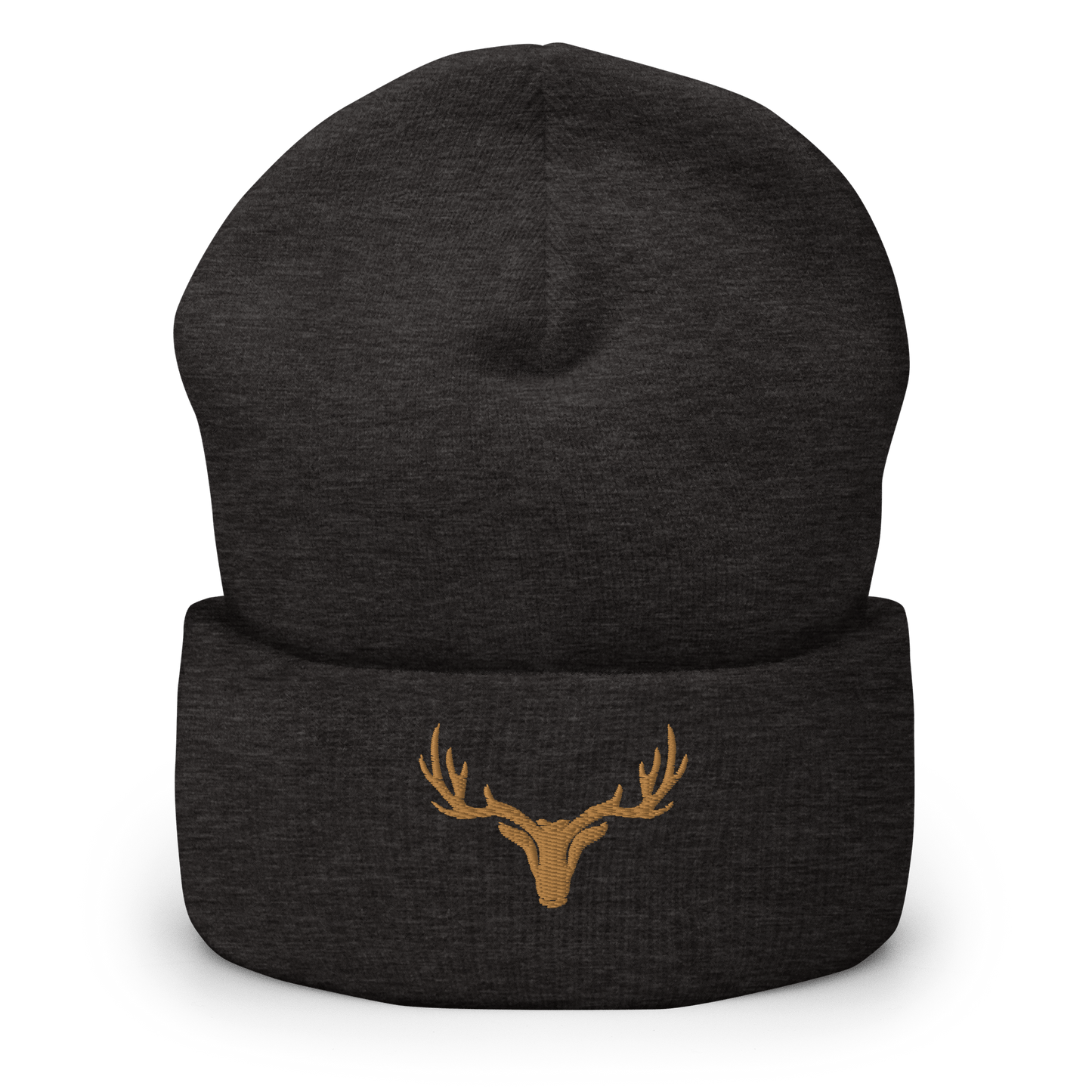 Umgeschlagene Jagd Beanie mit Logo