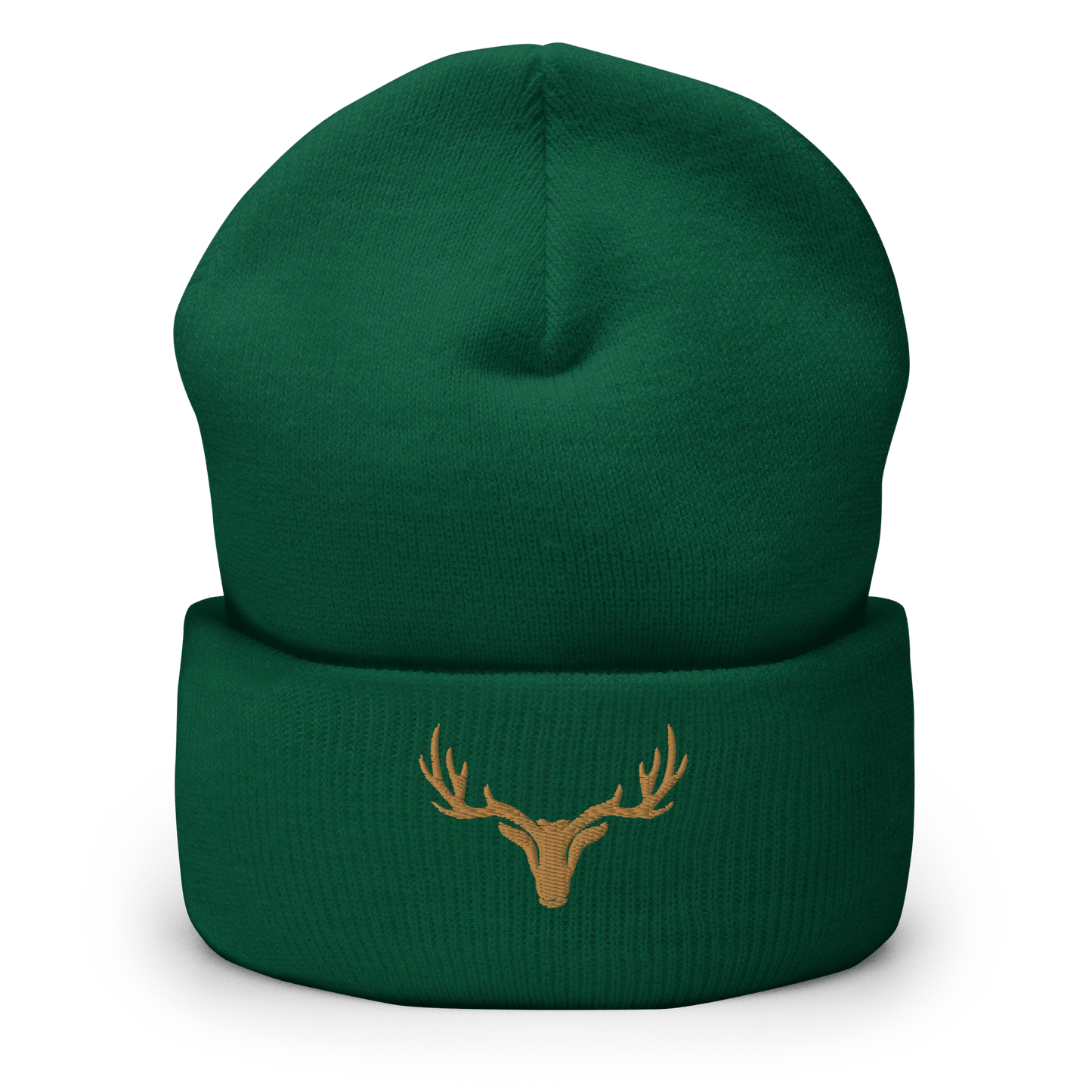 Umgeschlagene Jagd Beanie mit Logo