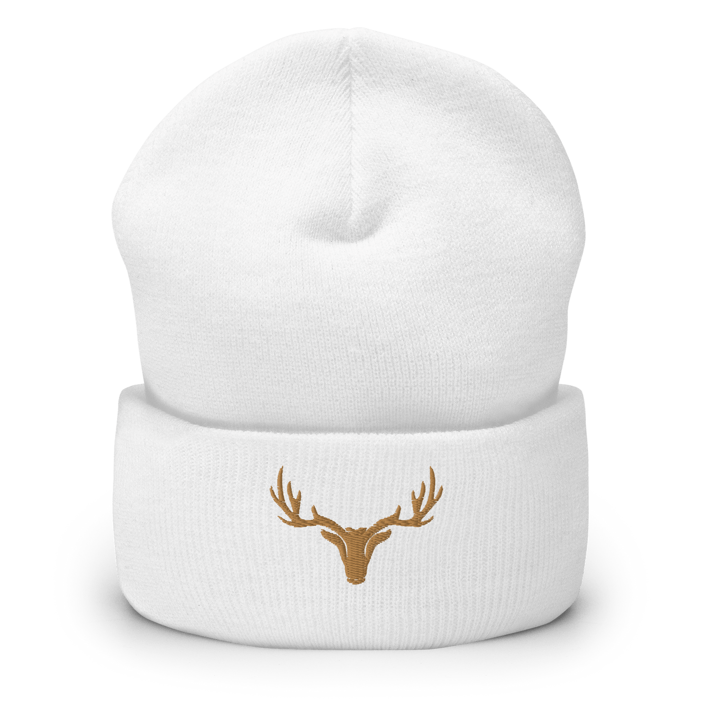 Umgeschlagene Jagd Beanie mit Logo