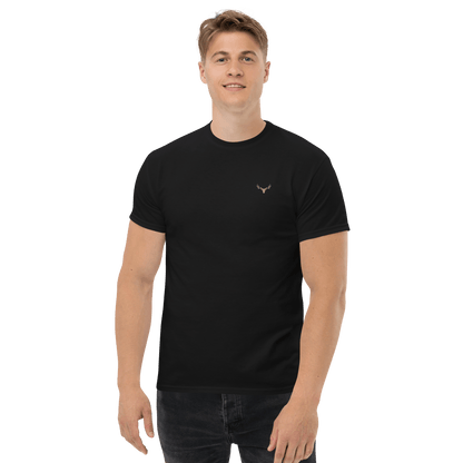 Klassisches Jagd Herren-T-Shirt mit Jagd Logo (bestickt, Farben wählbar)