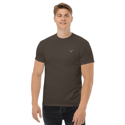 Klassisches Jagd Herren-T-Shirt mit Jagd Logo (bestickt, Farben wählbar)
