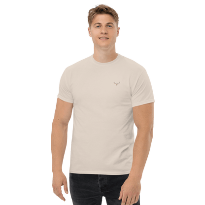 Klassisches Jagd Herren-T-Shirt mit Jagd Logo (bestickt, Farben wählbar)