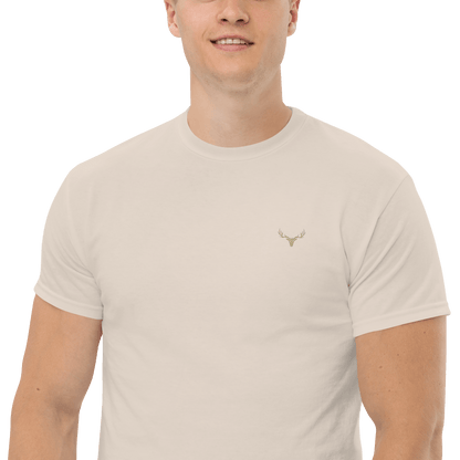 Klassisches Jagd Herren-T-Shirt mit Jagd Logo (bestickt, Farben wählbar)