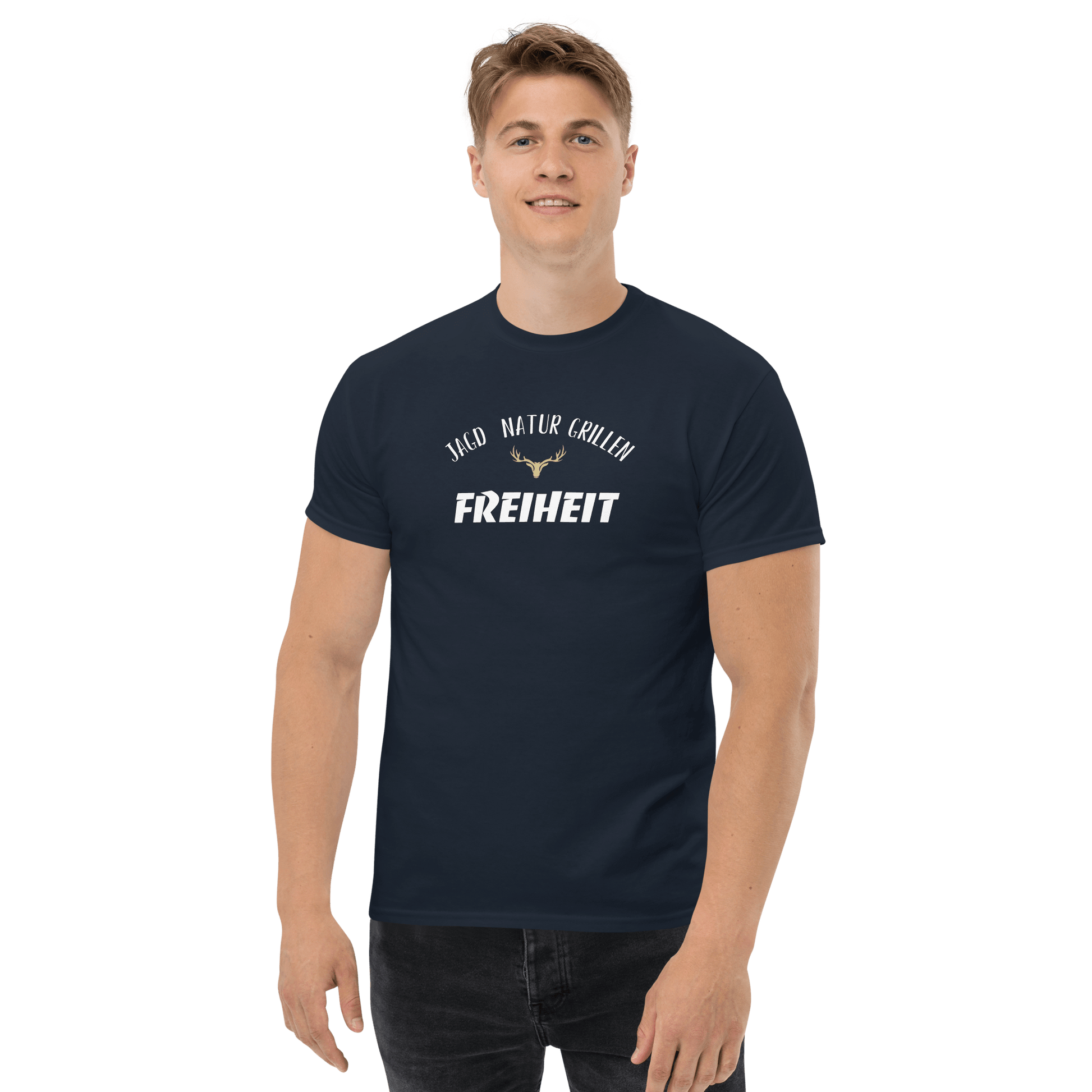 Strukturiertes, kurzärmeliges T-Shirt