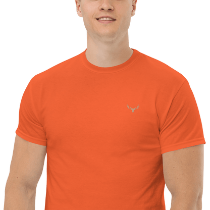 Klassisches Jagd Herren-T-Shirt mit Jagd Logo (bestickt, Farben wählbar)