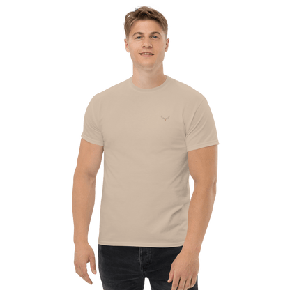 Klassisches Jagd Herren-T-Shirt mit Jagd Logo (bestickt, Farben wählbar)