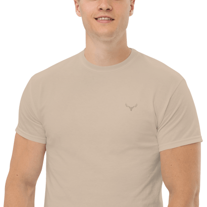 Klassisches Jagd Herren-T-Shirt mit Jagd Logo (bestickt, Farben wählbar)