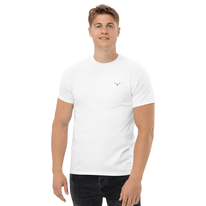 Klassisches Jagd Herren-T-Shirt mit Jagd Logo (bestickt, Farben wählbar)