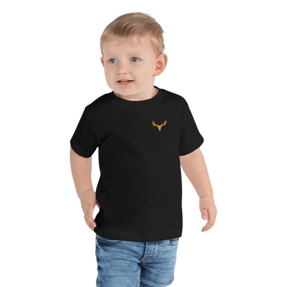 Kurzärmeliges Jagd T-Shirt für Kleinkinder mit Logo