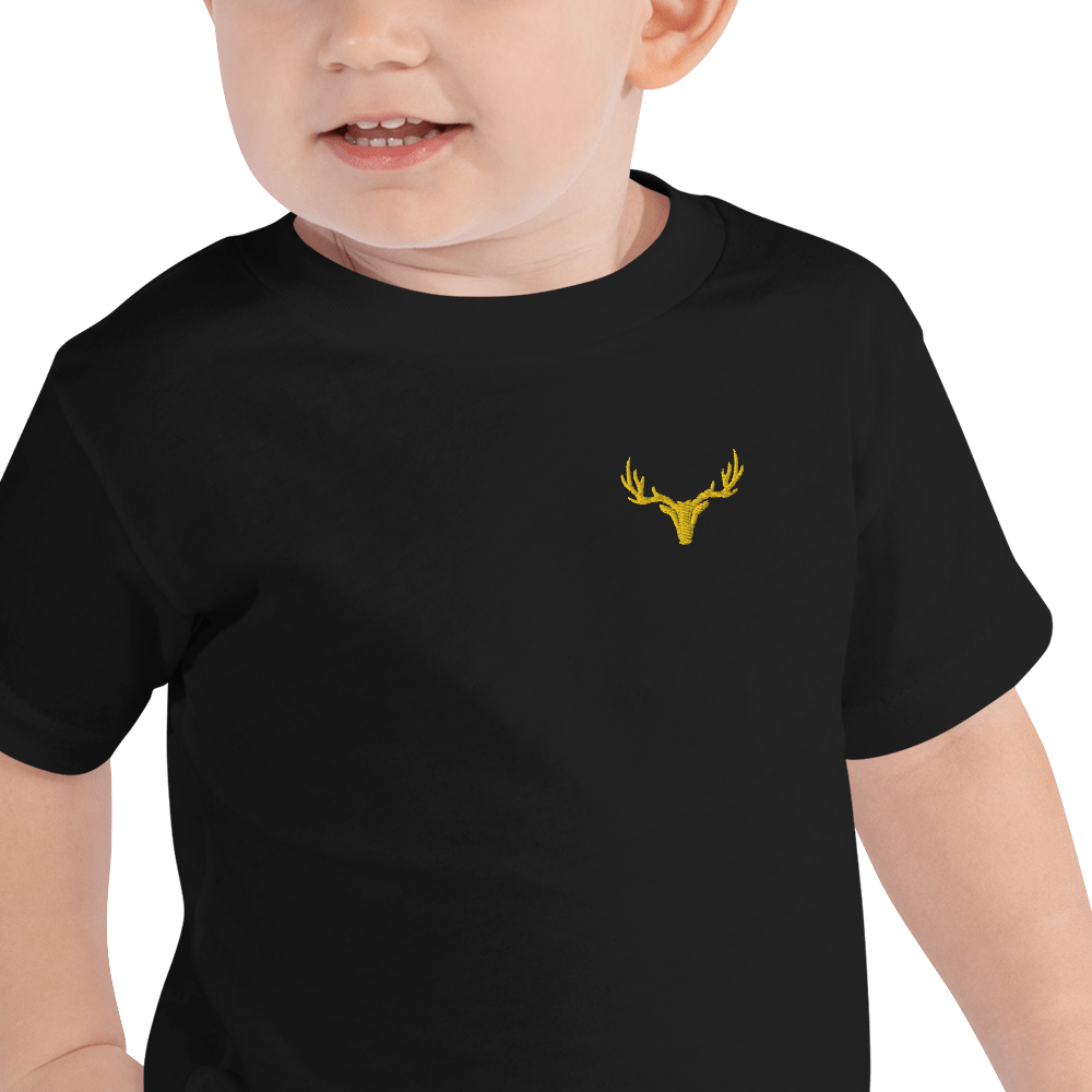 Kurzärmeliges Jagd T-Shirt für Kleinkinder mit Logo