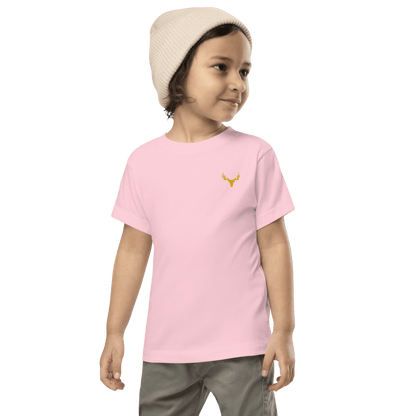 Kurzärmeliges Jagd T-Shirt für Kleinkinder mit Logo