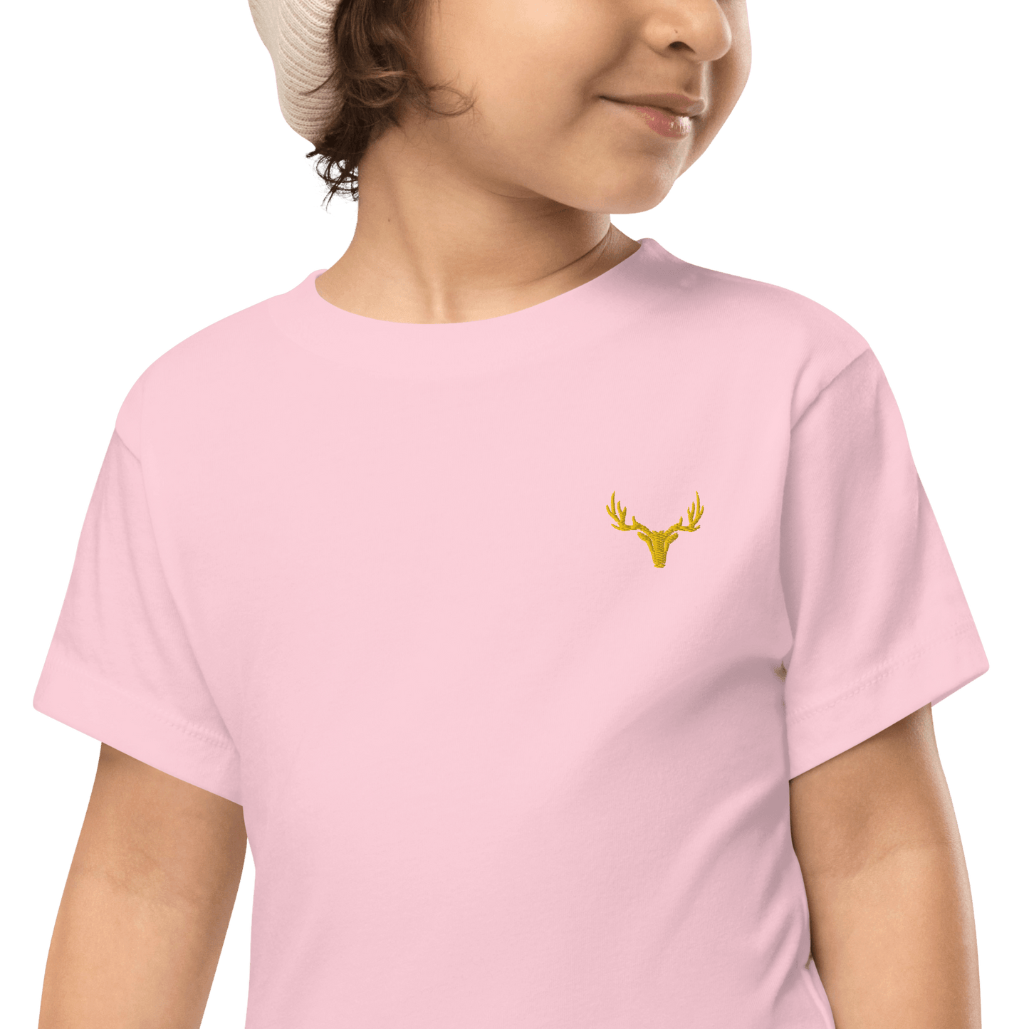 Kurzärmeliges Jagd T-Shirt für Kleinkinder mit Logo