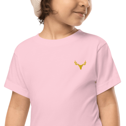 Kurzärmeliges Jagd T-Shirt für Kleinkinder mit Logo