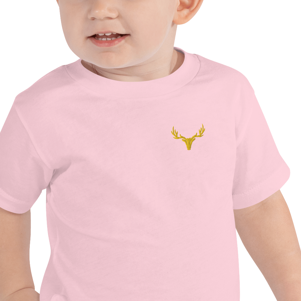 Kurzärmeliges Jagd T-Shirt für Kleinkinder mit Logo