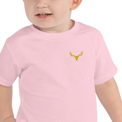 Kurzärmeliges Jagd T-Shirt für Kleinkinder mit Logo