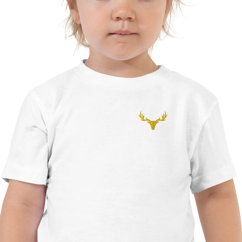 Kurzärmeliges Jagd T-Shirt für Kleinkinder mit Logo