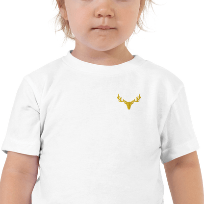 Kurzärmeliges Jagd T-Shirt für Kleinkinder mit Logo