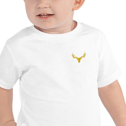 Kurzärmeliges Jagd T-Shirt für Kleinkinder mit Logo