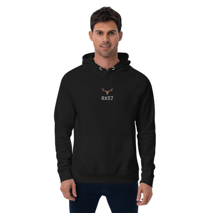 Herren Jagd Hoodie aus der "Kaliber Serie" 8x57 (bestickt)