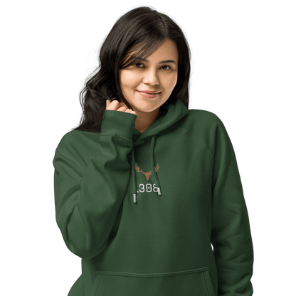 Damen Jagd Hoodie aus der "Kaliber Serie" .308 (bestickt)