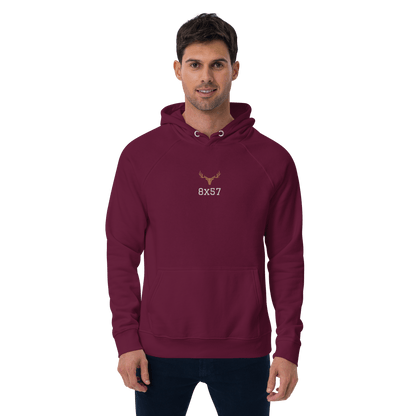 Herren Jagd Hoodie aus der "Kaliber Serie" 8x57 (bestickt)