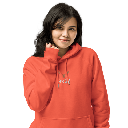 Damen Jagd Hoodie aus der "Kaliber Serie" 8x57 (bestickt)