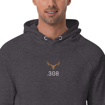 Herren Jagd Hoodie aus der "Kaliber Serie" .308 (bestickt, Herren)