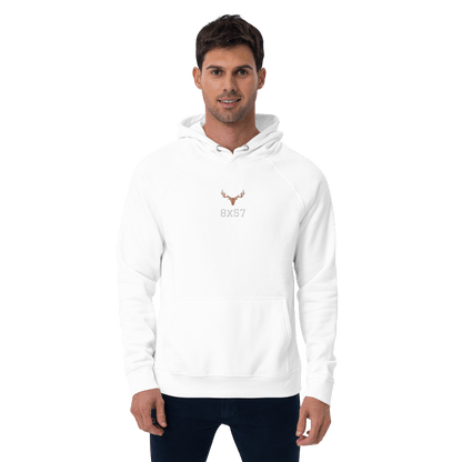 Herren Jagd Hoodie aus der "Kaliber Serie" 8x57 (bestickt)