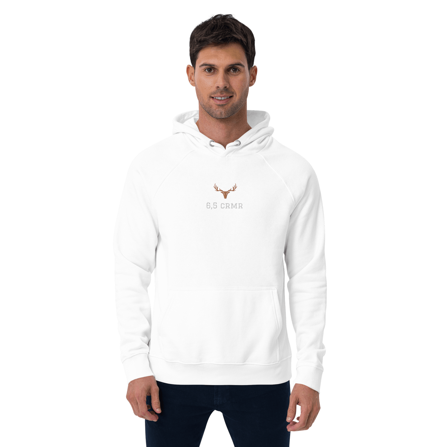 Herren Jagd Hoodie aus der "Kaliber Serie" 6,5 creedmoore (bestickt)