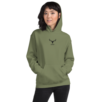 Hoodie „Liegt“ für Jäger