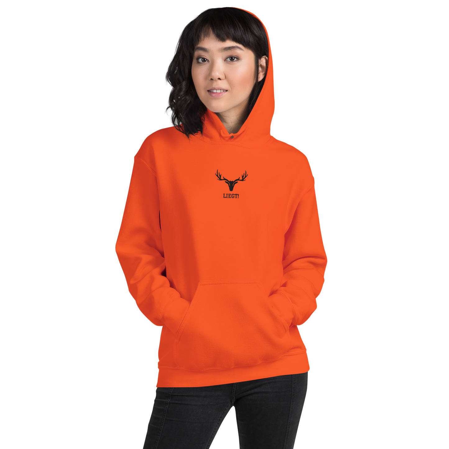 Hoodie „Liegt“ für Jäger