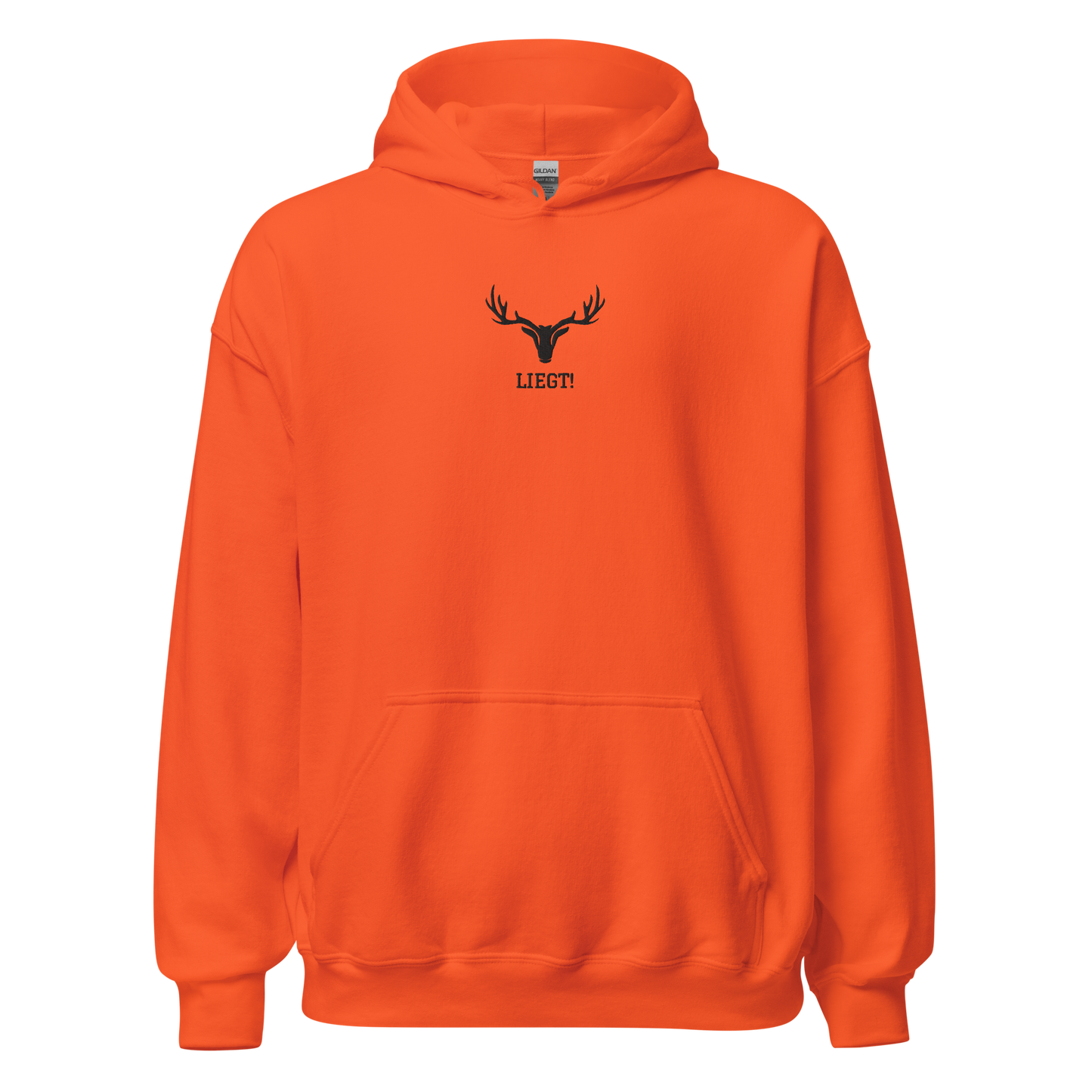 Hoodie „Liegt“ für Jäger