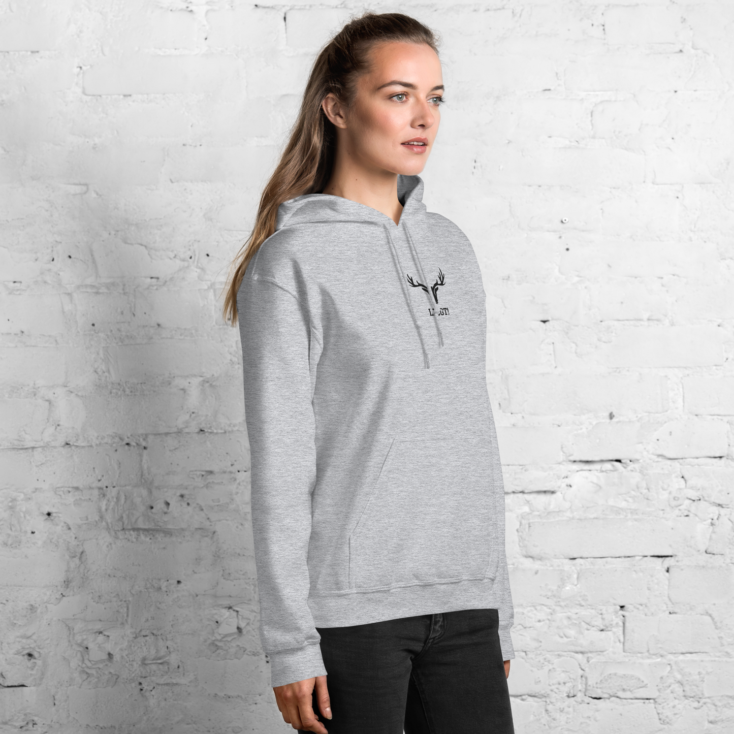 Hoodie „Liegt“ für Jäger