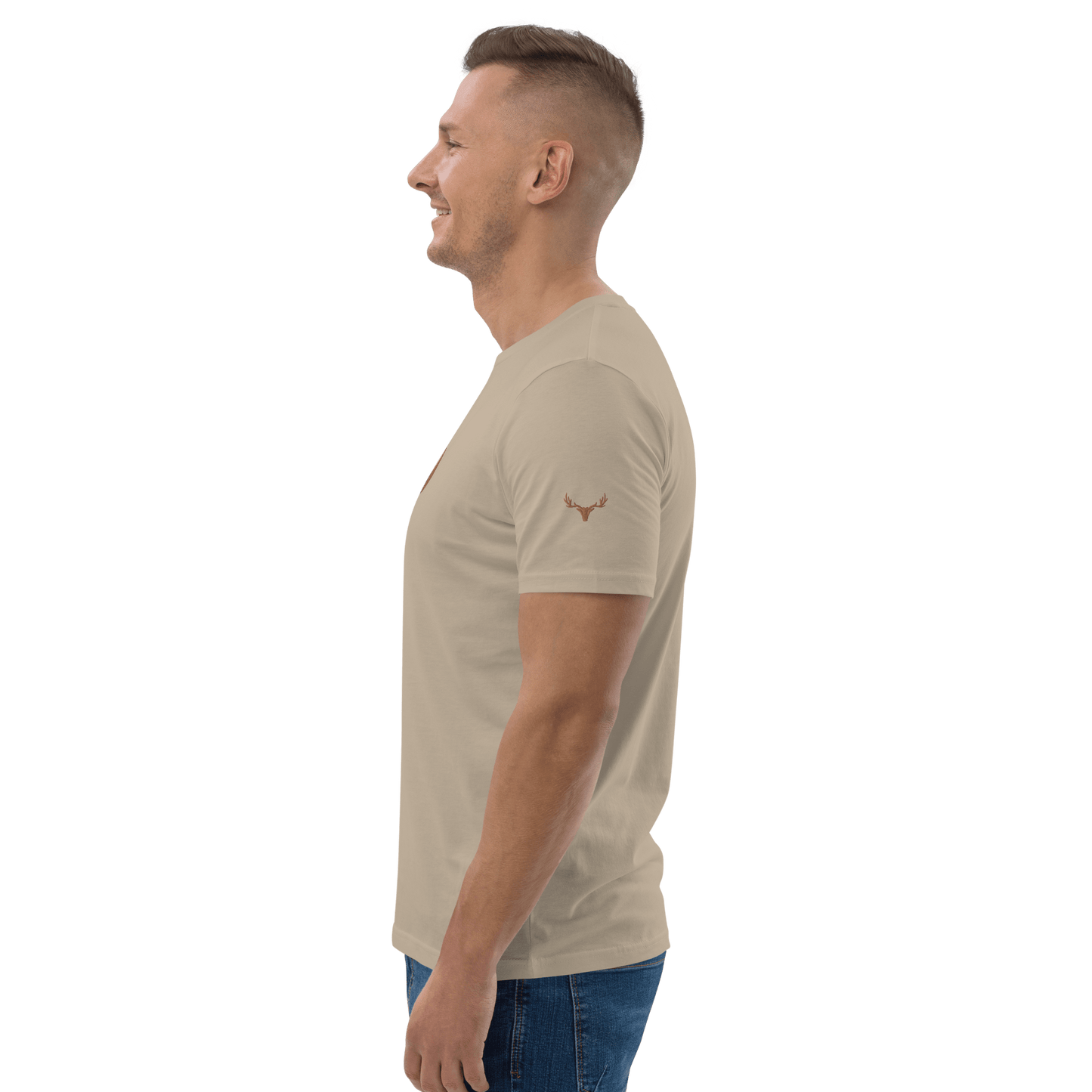 "Rehwildjäger" Herren Bio-Baumwoll-T-Shirt